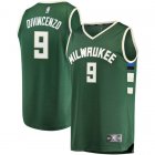 Camiseta Donte DiVincenzo 9 Milwaukee Bucks Icon Edition Verde Hombre